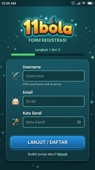 Panduan Registrasi Akun 11bola Untuk Pengguna Android