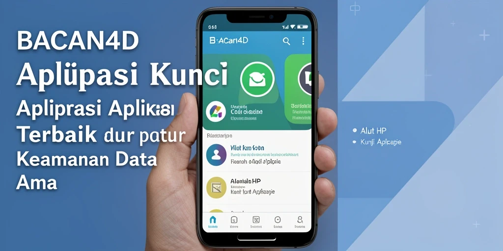 Tampilan antarmuka BACAN4D yang aman dan sederhana untuk mengunci aplikasi.
