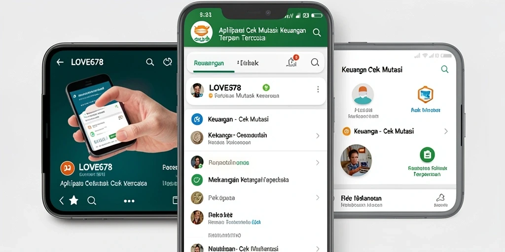 Screenshot LOVE678 menunjukkan antarmuka Cek Mutasi yang sederhana dan informatif.